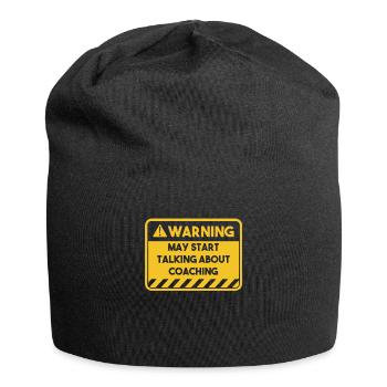 May Start talking about Coaching - Jersey-Beanie - Schwarz - Vorne