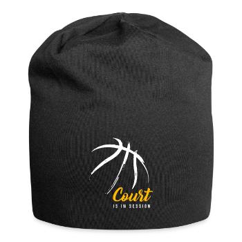 Basketball Basketballer Basketballmannschaft Gesch - Jersey-Beanie - Schwarz - Vorne