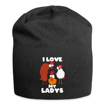 Poulet - Bonnet en jersey - noir - Devant