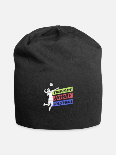 Volleyball volleyball - Jersey Beanie - black