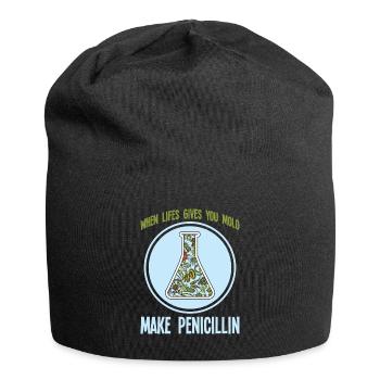 Wissenschaft Bakterien Schimmelpilz Penicillin - Jersey-Beanie - Schwarz - Vorne