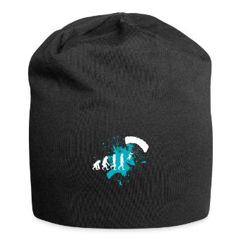 Paragliding Gleitschirm - Jersey-Beanie - Schwarz - Vorne