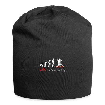 Funny saying dance dance floor dance - Jersey Beanie - black - Front