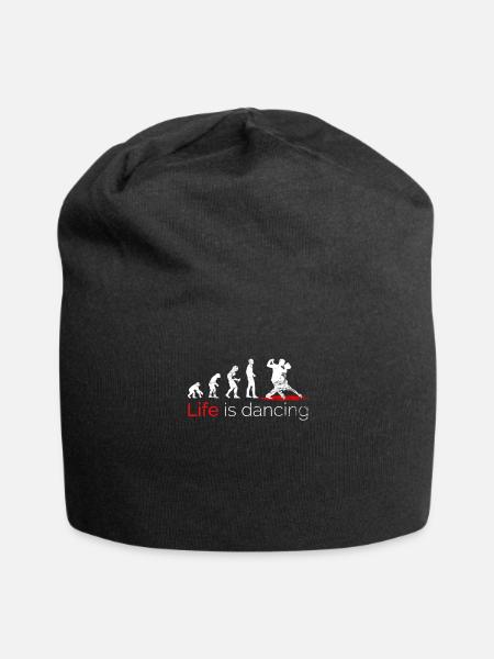 Funny saying dance dance floor dance - Jersey Beanie - black