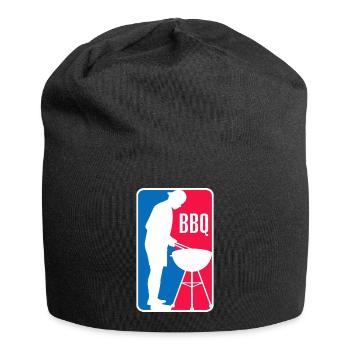 BBQ League Liga Grillen Barbecue Grill Griller Gri - Jersey-Beanie - Schwarz - Vorne