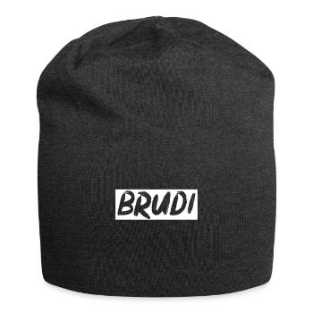 Bruderi - Bonnet en jersey - charbon - Devant