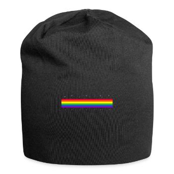 Gay Pride Flag Stars Rainbowflag LGBT - Bonnet en jersey - noir - Devant