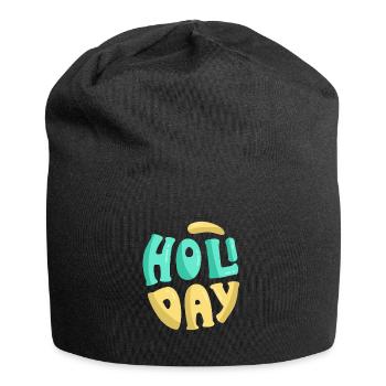 Holiday Holidays School Holidays Summer Sun Gift - Jersey Beanie - black - Front
