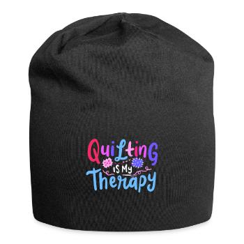 Quilting - Jersey Beanie - black - Front