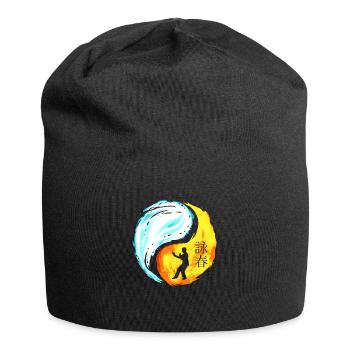 Wing Chun Ying Yang Fighter fighting - Jersey Beanie - black - Front