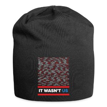 Démo politique anti-américaine USA US  - Bonnet en jersey - noir - Devant