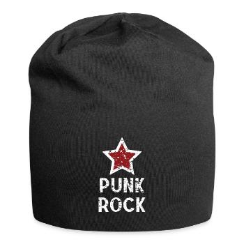 Idée cadeau de star de la musique punk rock - Bonnet en jersey - noir - Devant