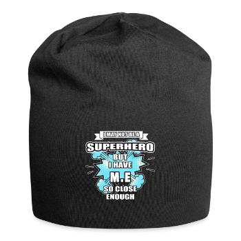 Encéphalomyélite myalgique Superhero ME Awareness - Bonnet en jersey - noir - Devant