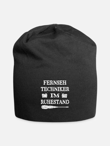 Fernsehtechniker - Jersey-Beanie - Schwarz