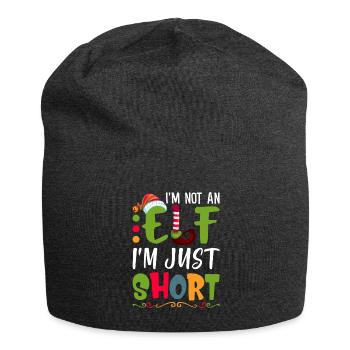 I'm Not An Elf I'm Just Short Funny Sarcasm - Jersey Beanie - charcoal grey - Front