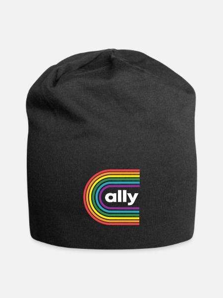 LGBT-Verbündeter - Jersey-Beanie - Schwarz