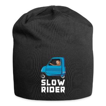 Slow Rider - Bonnet en jersey - noir - Devant