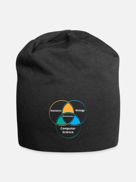 Funny Biology Bioinformatics Science | Gift | - Jersey-Beanie - Schwarz