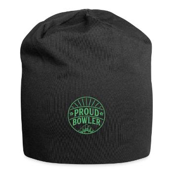 Quilles bowling bowling bowling bowling club - Bonnet en jersey - noir - Devant
