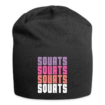 Squats - Bonnet en jersey - noir - Devant