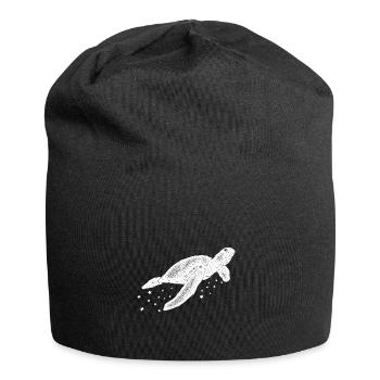 Schildkröte Meer der Sterne Beach Ocean - Jersey-Beanie - Schwarz - Vorne