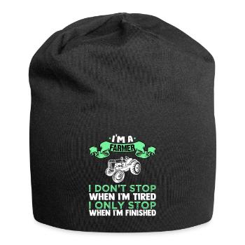 I'm farmer - Jersey Beanie - black - Front