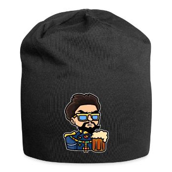 König Ludwig Maß Bier - Jersey-Beanie - Schwarz - Vorne
