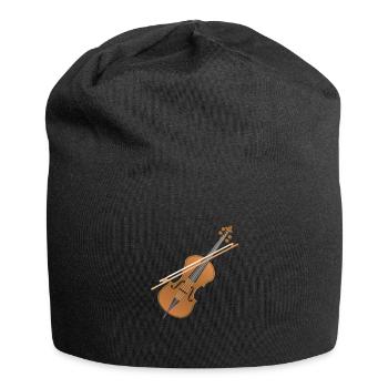 Cello - Jersey-Beanie - Schwarz - Vorne