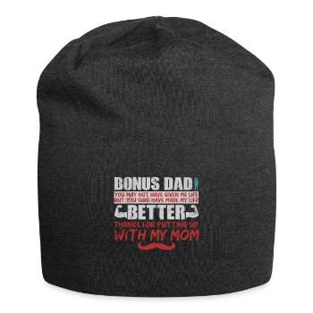 Beau-père - Bonnet en jersey - charbon - Devant