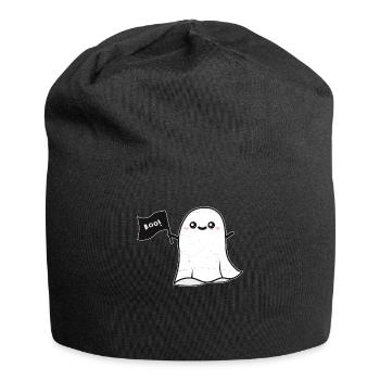 Geist Buh - Jersey-Beanie - Schwarz - Vorne