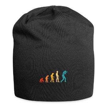Retro evolution photographer - Jersey Beanie - black - Front