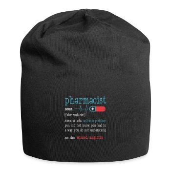 Apotheker Definition Funny Gift Classic Druck - Jersey-Beanie - Schwarz - Vorne
