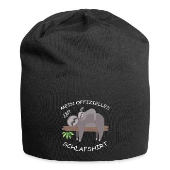 Mein Offizielles Schlafshirt - Jersey-Beanie - Schwarz - Vorne
