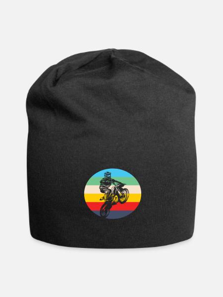 Motocross motocross motorcycle motocross clothing - Jersey Beanie - black