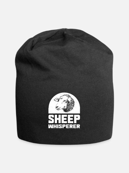 Sheep Whisperer - Geschenke - Jersey-Beanie - Schwarz