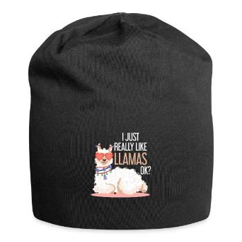 lama - Jersey Beanie - black - Front