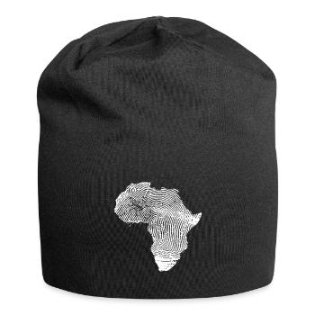 Afrika Afrika Kleidung Afrika Geschenk - Jersey-Beanie - Schwarz - Vorne