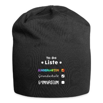 Gymi school high school 5th grade gift - Jersey Beanie - black - Front