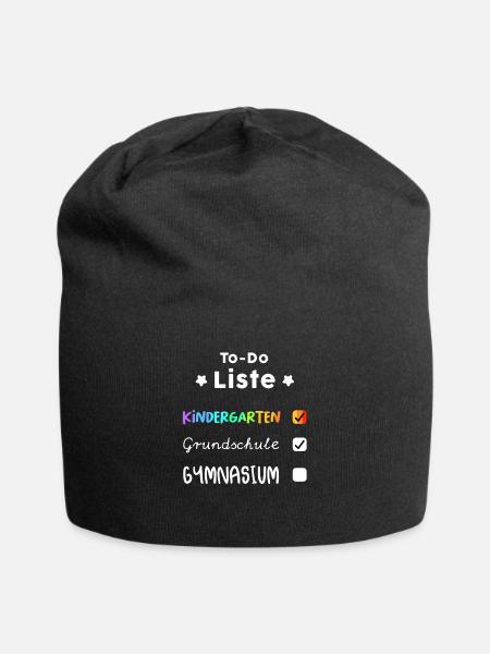 Gymi Einschulung Gymnasium 5. Klasse Geschenk - Jersey-Beanie - Schwarz