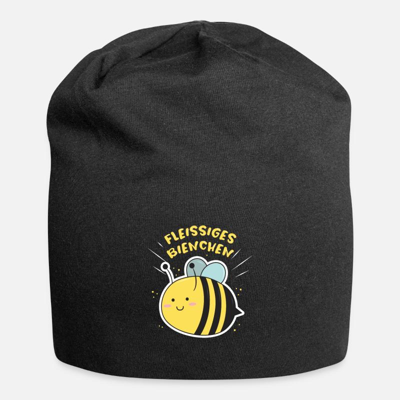 Bee nursery - Jersey Beanie - black