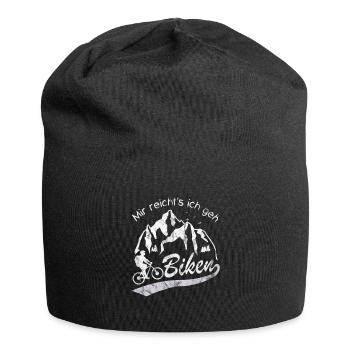 Mir reichts ich geh Biken Vintage Bike Berg Motiv - Jersey-Beanie - Schwarz - Vorne