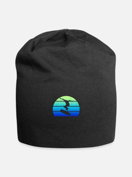 Longboarder - Jersey-Beanie - Schwarz