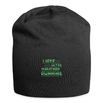 Team Ultramarathon Läufer Ultramarathoner Ultra - Jersey-Beanie - Schwarz - Vorne