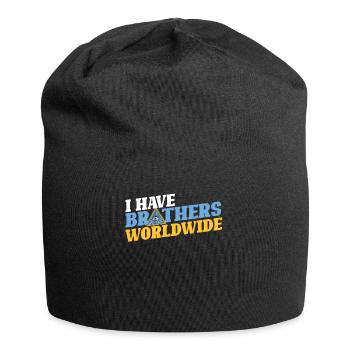 Freimaurer Brüderlichkeit - Jersey-Beanie - Schwarz - Vorne