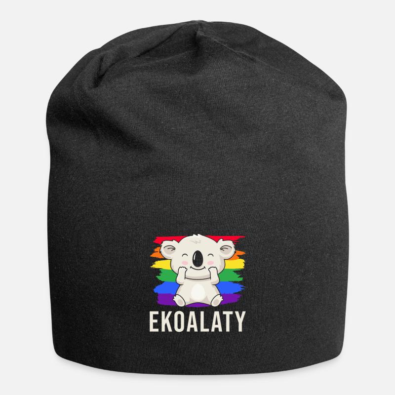 LGBT Ekoalaty - Jersey-Beanie - Schwarz