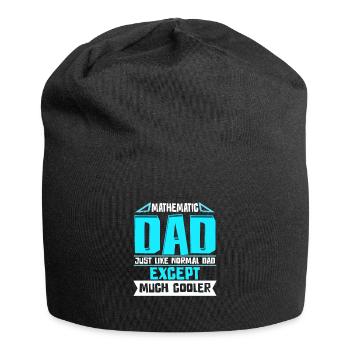 Mathe - Jersey-Beanie - Schwarz - Vorne
