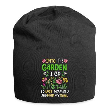 Jardinier jardinier jardinier amateur - Bonnet en jersey - noir - Devant