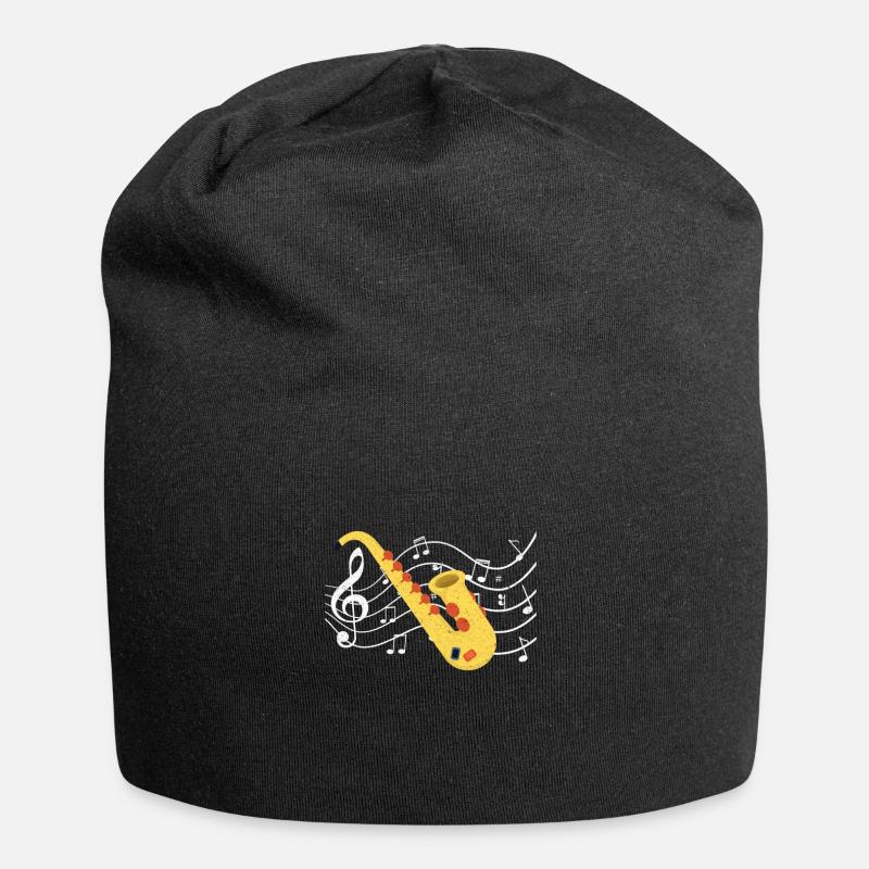 saxophoniste - Bonnet en jersey - noir