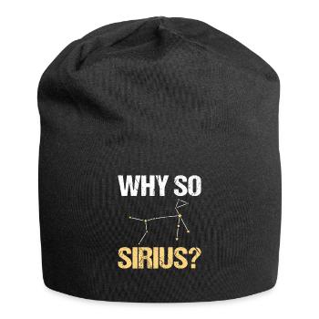 Pourquoi l'astronomie spatiale Sirius - Bonnet en jersey - noir - Devant