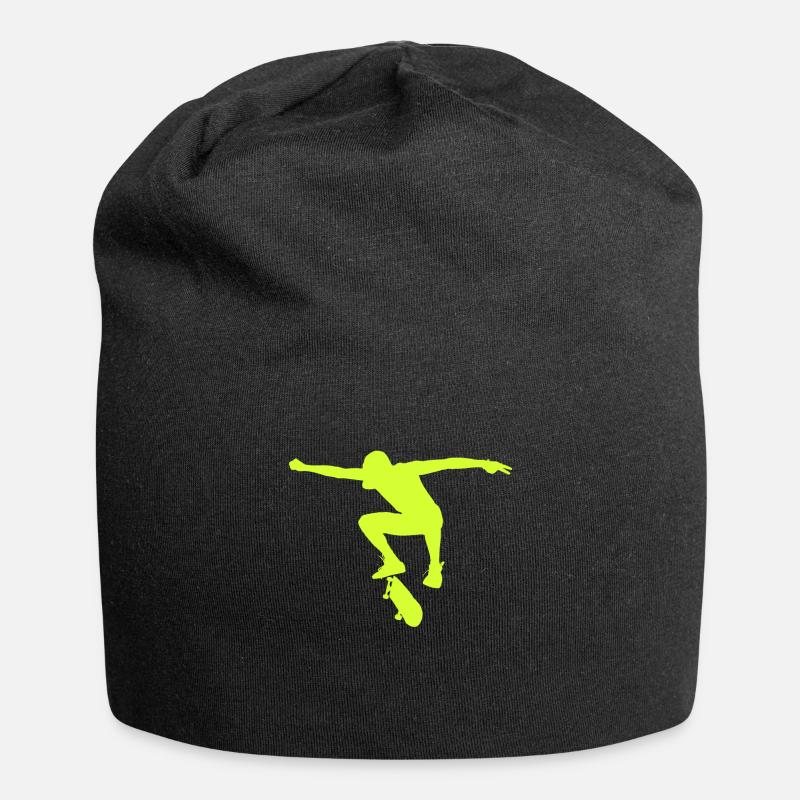 Skateboarder - Jersey Beanie - black